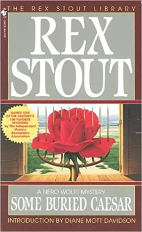 Book cover for "Some Buried Caesar" by Rex Stout