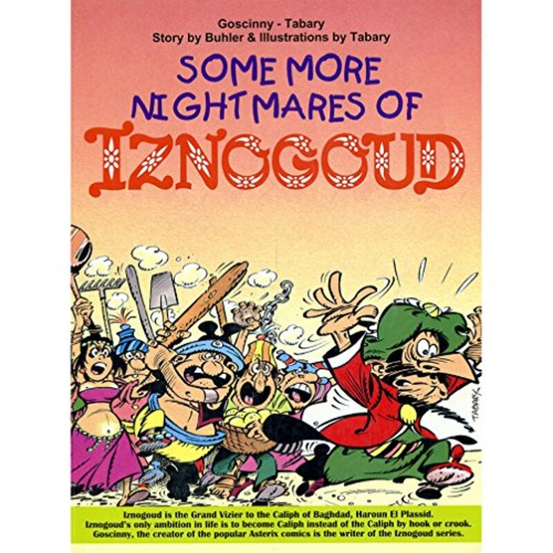 Book cover for "Some More Nightmares of Iznogoud" by Goscinny