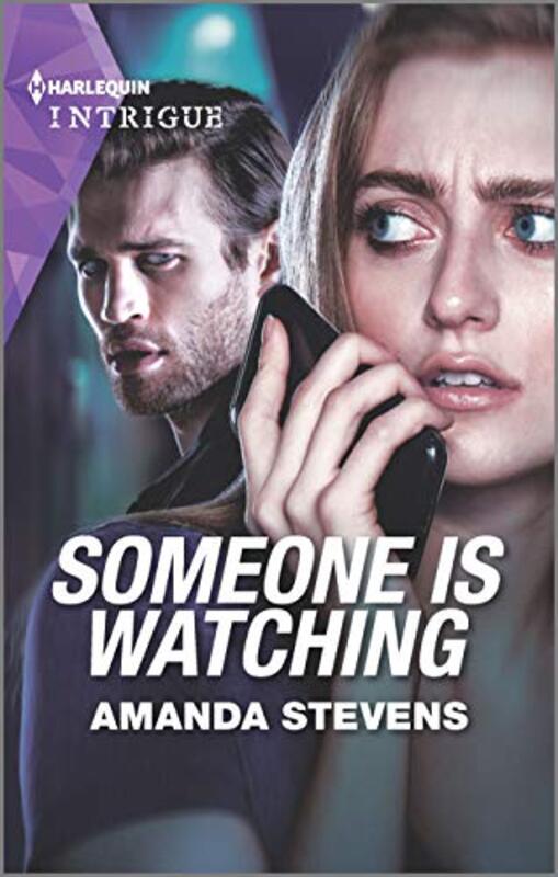 Book cover for "Someone Is Watching" by Amanda Stevens