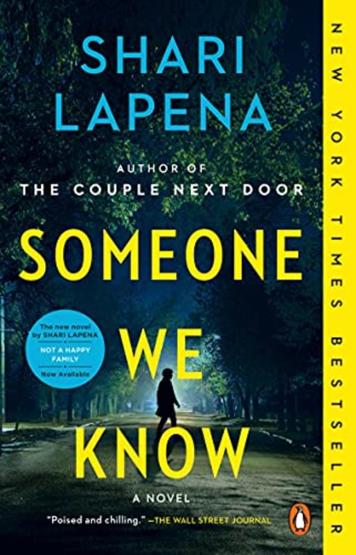 Book cover for "Someone We Know" by Shari Lapena