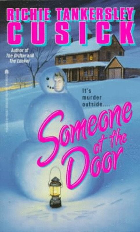 Book cover for "Someone at the Door" by Richie Tankersley Cusick