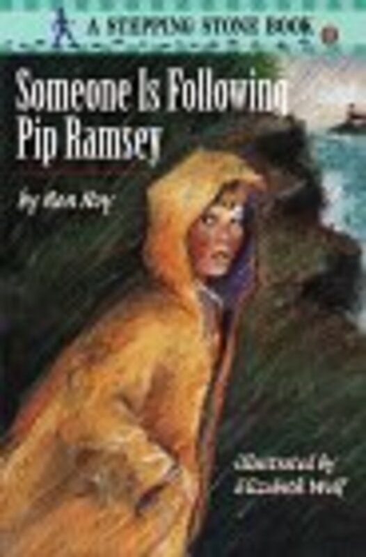 Book cover for "Someone is Following Pip Ramsey" by Ron Roy