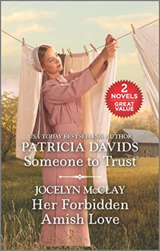 Book cover for "Someone to Trust and Her Forbidden Amish Love" by Vannetta Chapman