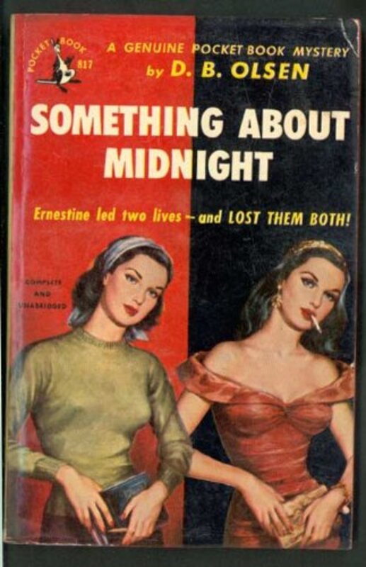 Book cover for "Something About Midnight" by Dolores Hitchens
