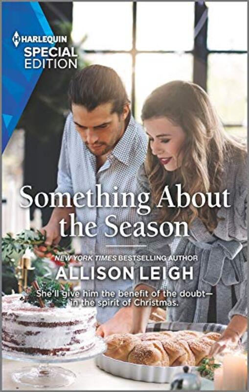 Book cover for "Something About the Season" by Allison Leigh