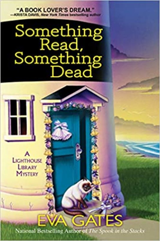 Book cover for "Something Read, Something Dead" by Eva Gates