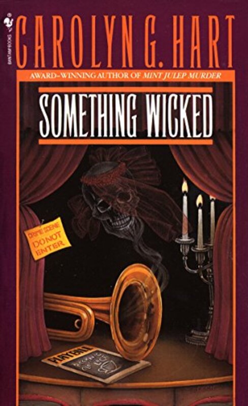 Book cover for "Something Wicked" by Carolyn Hart