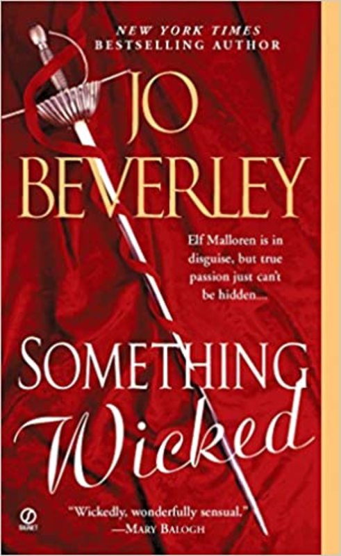Book cover for "Something Wicked" by Jo Beverley