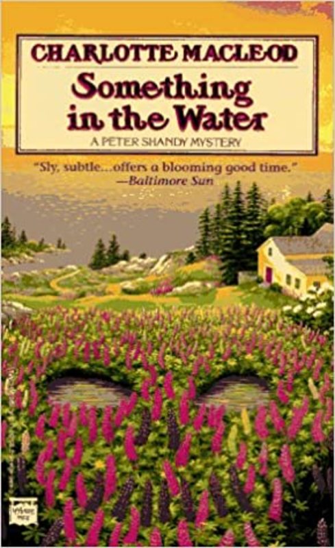 Book cover for "Something in the Water" by Charlotte MacLeod