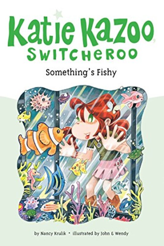 Book cover for "Something's Fishy" by Nancy Krulik