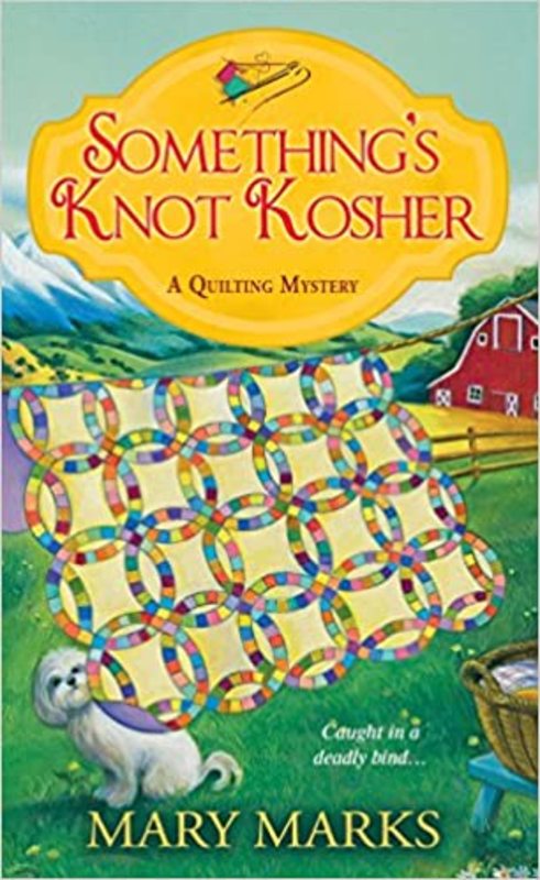 Book cover for "Something's Knot Kosher" by Mary Marks
