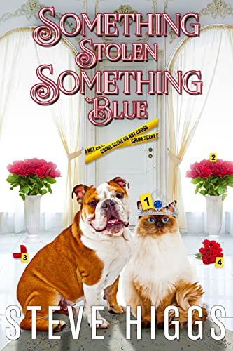 Book cover for "Something Stolen, Something Blue" by Steve Higgs