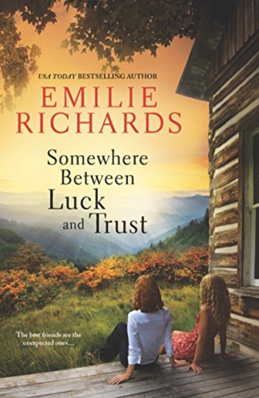 Book cover for "Somewhere Between Luck and Trust" by Emilie Richards
