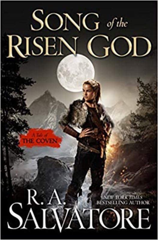 Book cover for "Song of the Risen God" by RA Salvatore
