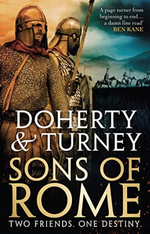 Book cover for "Sons of Rome" by Simon S J A Turney