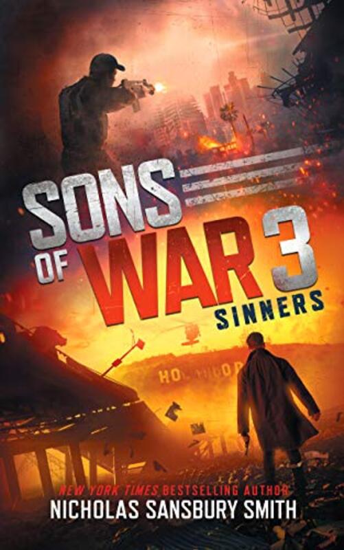 Book cover for "Sons of War 3: Sinners" by Nicholas Sansbury Smith