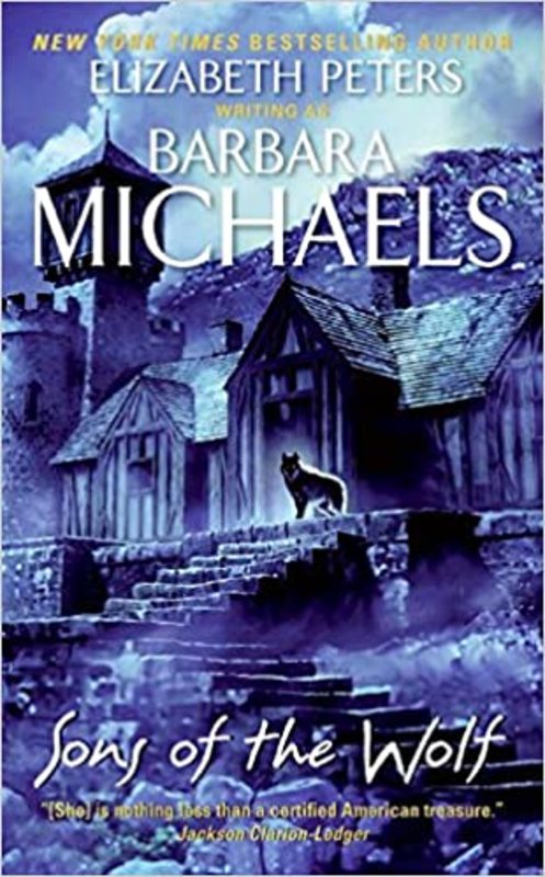 Book cover for "Sons of the Wolf" by Barbara Michaels