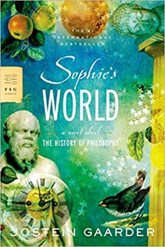 Book cover for "Sophie's World" by Jostein Gaarder