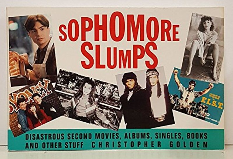 Book cover for "Sophomore Slumps" by Christopher Golden