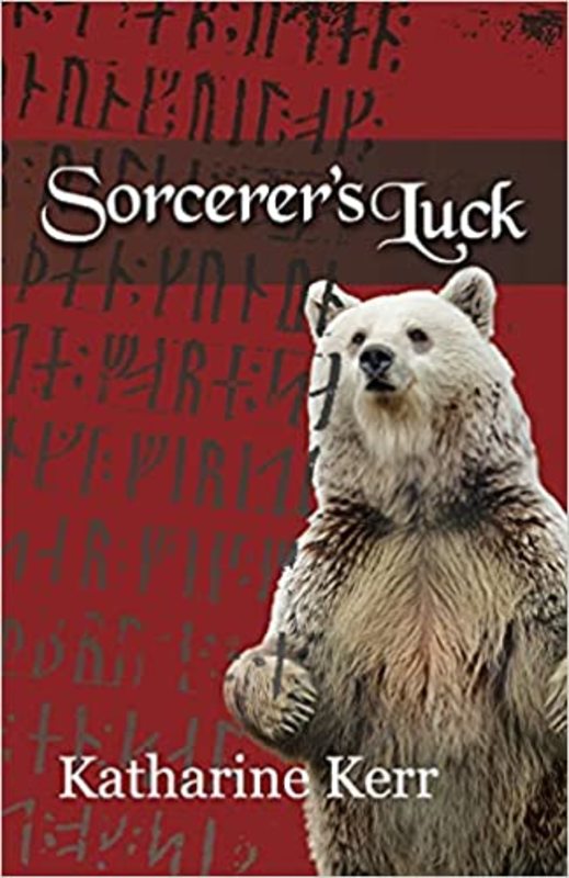 Book cover for "Sorcerer's Luck" by Katharine Kerr