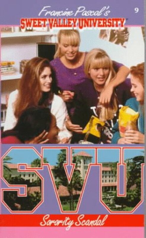 Book cover for "Sorority Scandal" by Francine Pascal