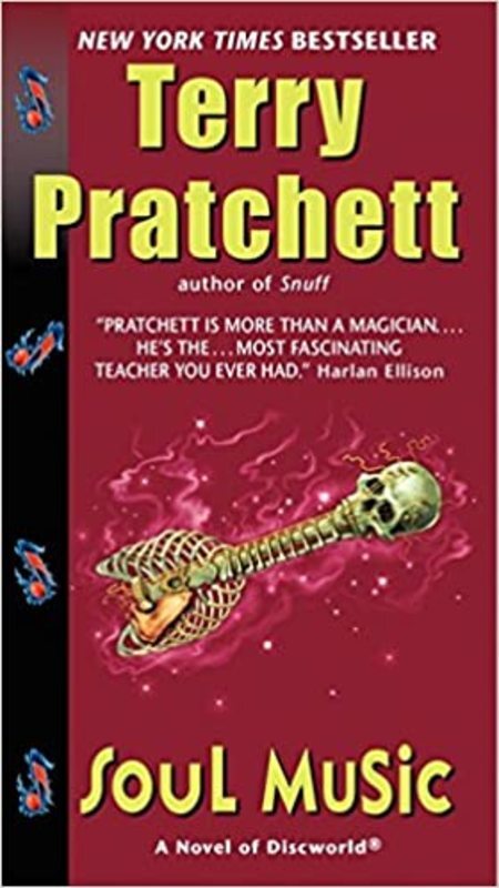 Book cover for "Soul Music" by Terry Pratchett