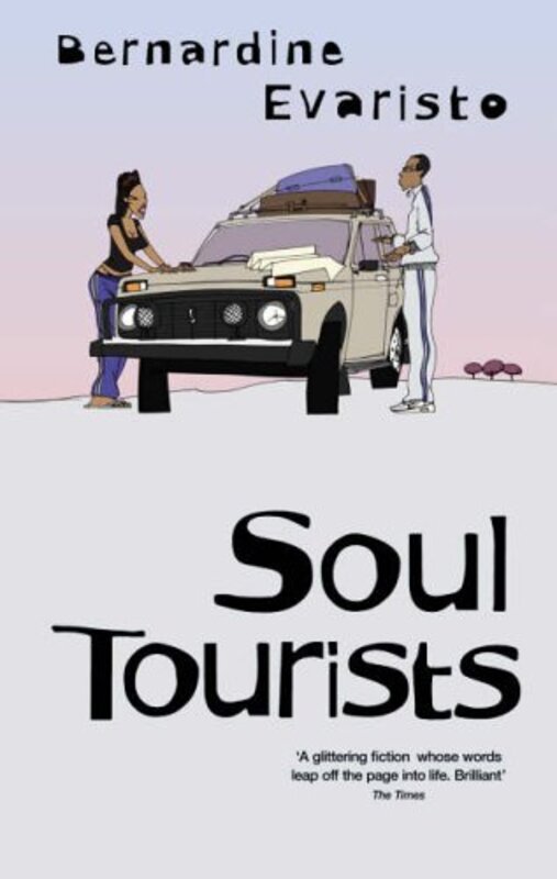 Book cover for "Soul Tourists" by Bernardine Evaristo