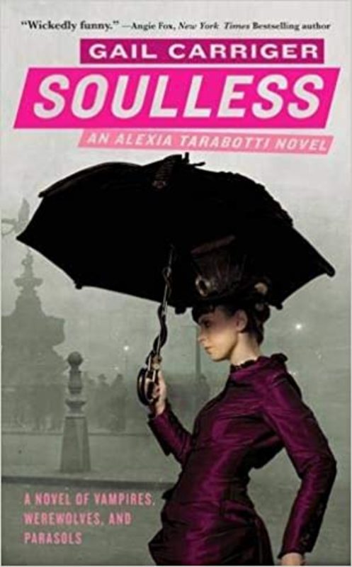 Book cover for "Soulless" by Gail Carriger