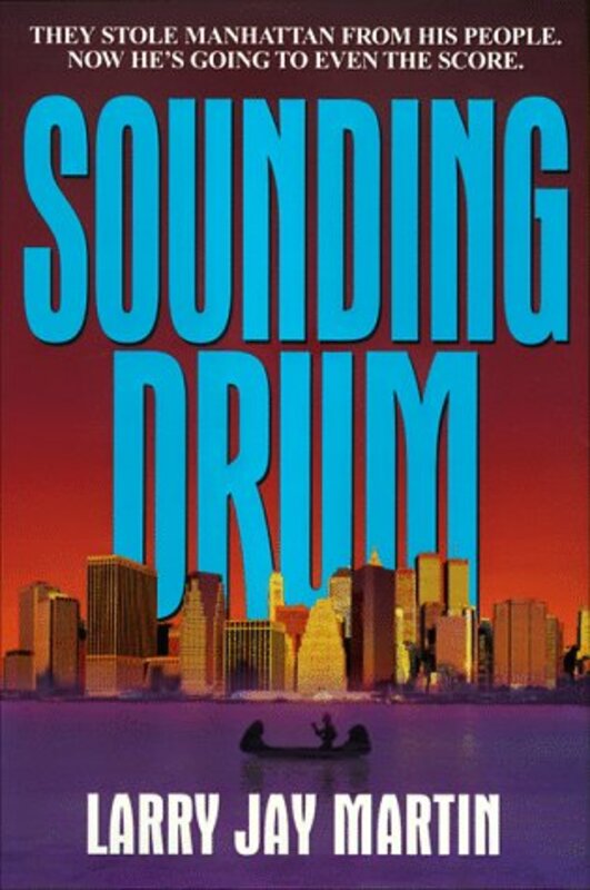Book cover for "Sounding Drum" by LJ Martin