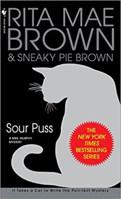 Book cover for "Sour Puss" by Rita Mae Brown