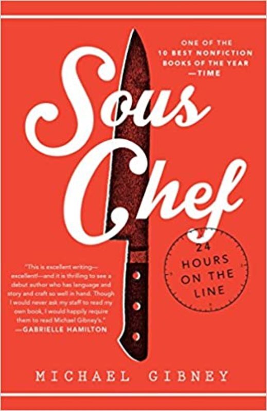 Book cover for "Sous Chef" by Michael Gibney