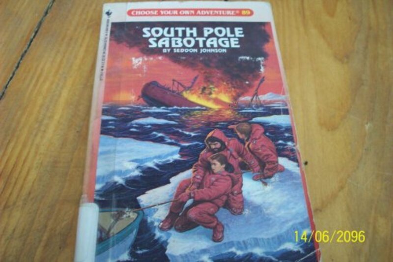 Book cover for "South Pole Sabotage" by Various