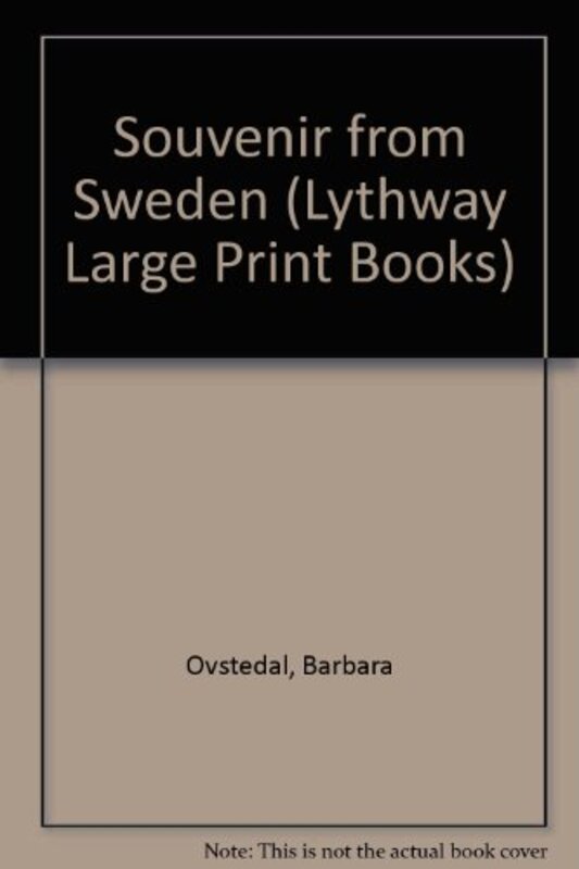 Book cover for "Souvenir from Sweden" by Barbara Ovstedal