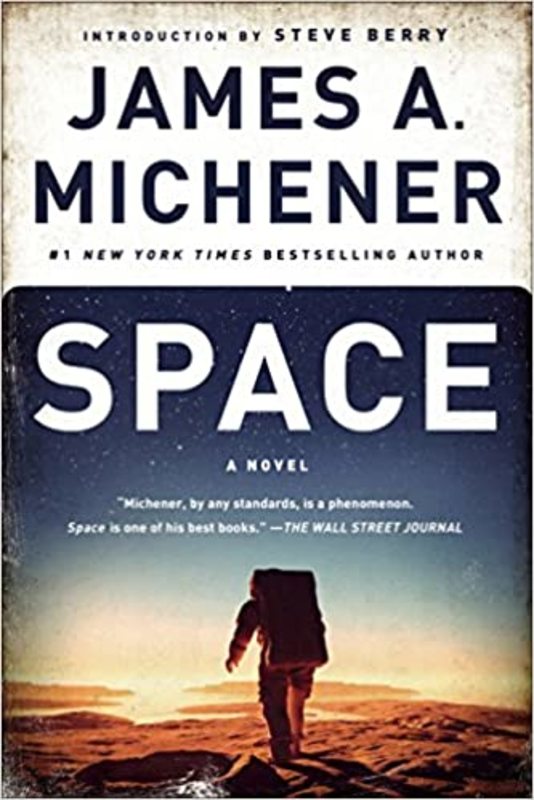 Book cover for "Space" by James A. Michener
