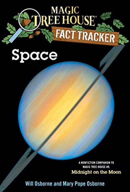 Book cover for "Space" by Mary Pope Osborne