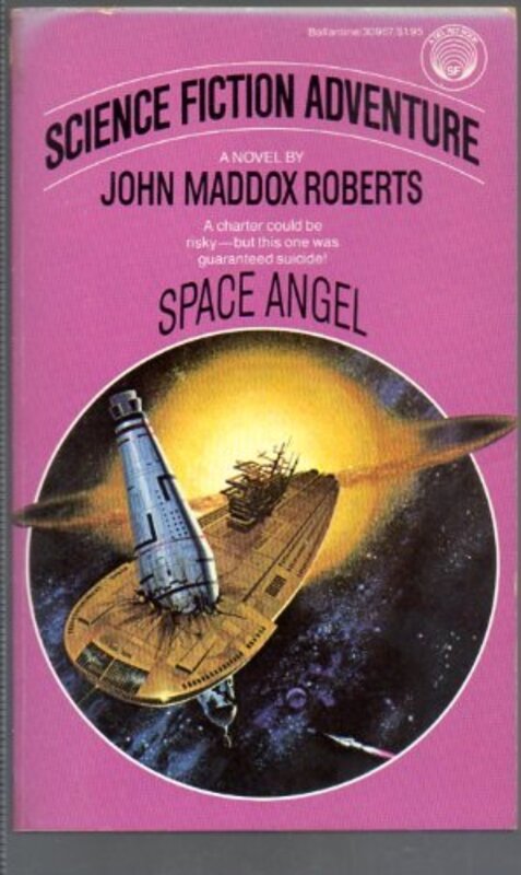 Book cover for "Space Angel" by John Maddox Roberts