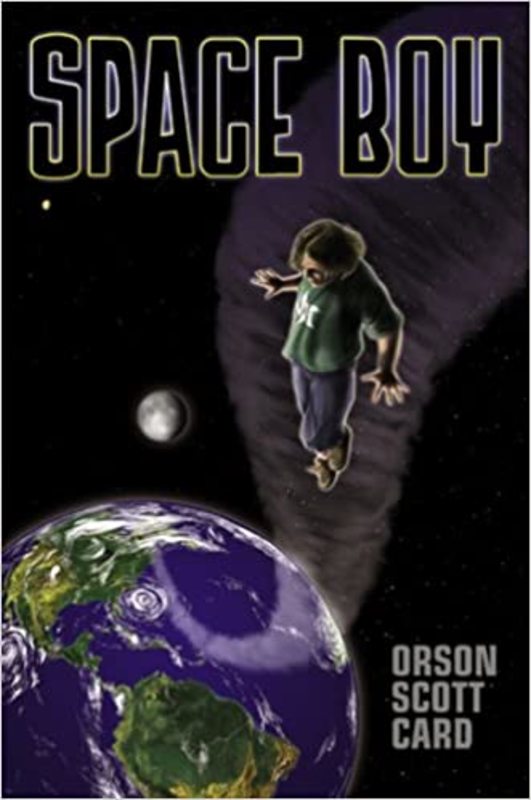 Book cover for "Space Boy" by Orson Scott Card