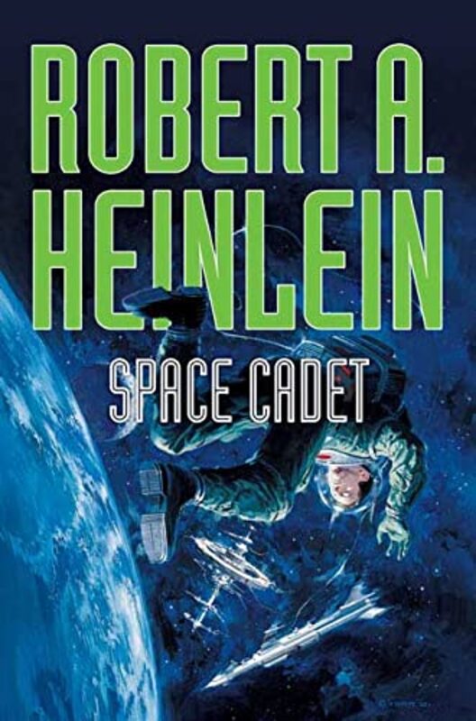Book cover for "Space Cadet" by Robert A Heinlein