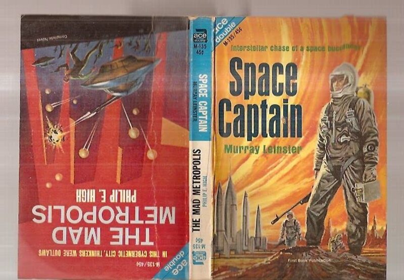 Book cover for "Space Captain" by Murray Leinster