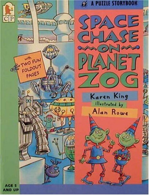 Book cover for "Space Chase on Planet Zog" by Karen King