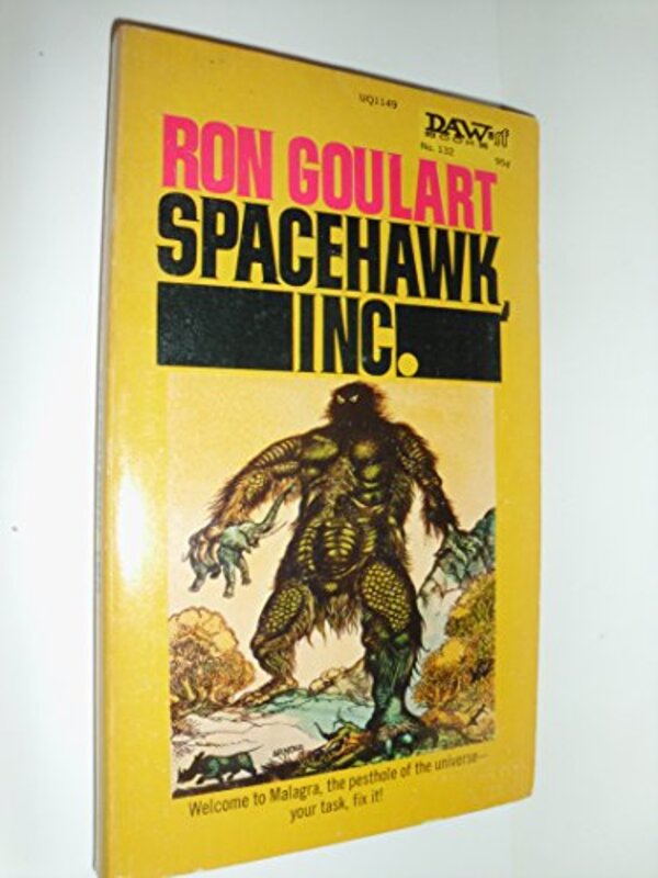 Book cover for "Space Hawk, Inc." by Ron Goulart