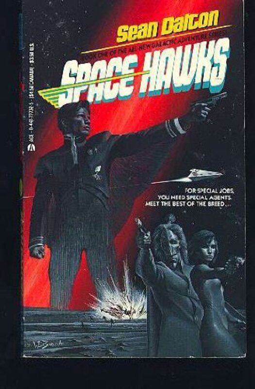 Book cover for "Space Hawks" by Deborah Chester