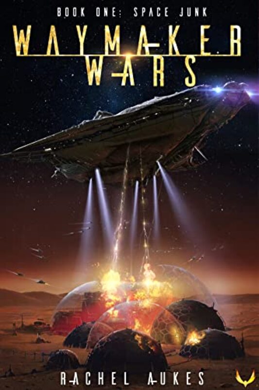 Book cover for "Space Junk" by Rachel Aukes