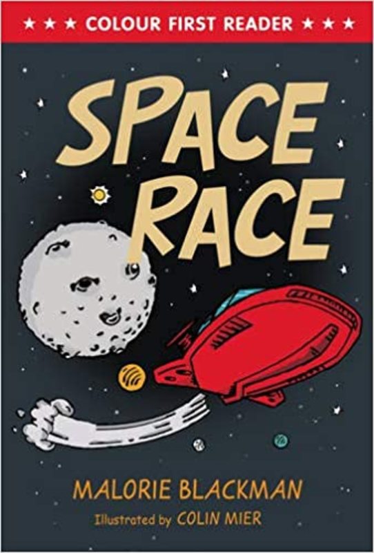 Book cover for "Space Race" by Malorie Blackman
