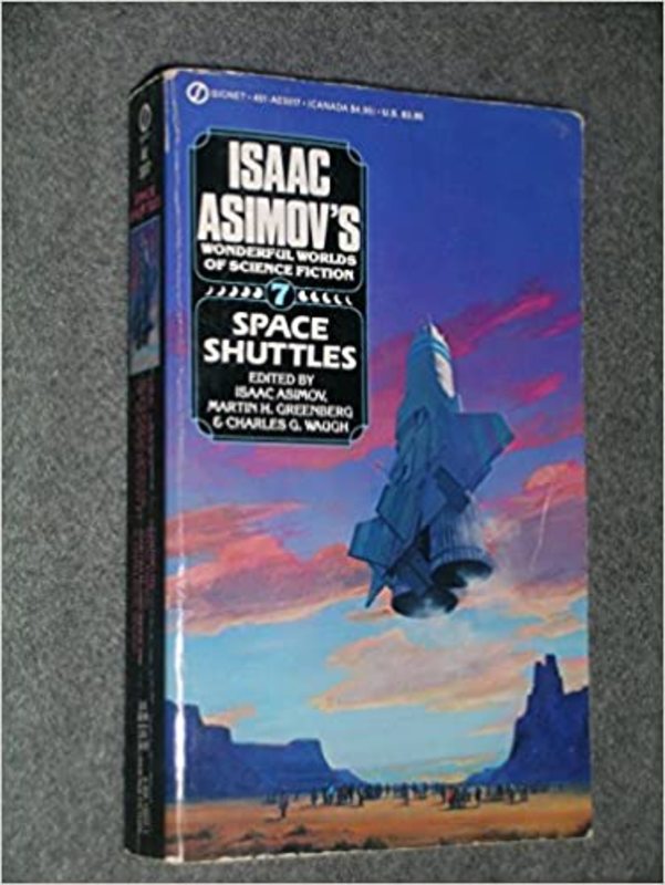 Book cover for "Space Shuttles" by Isaac Asimov