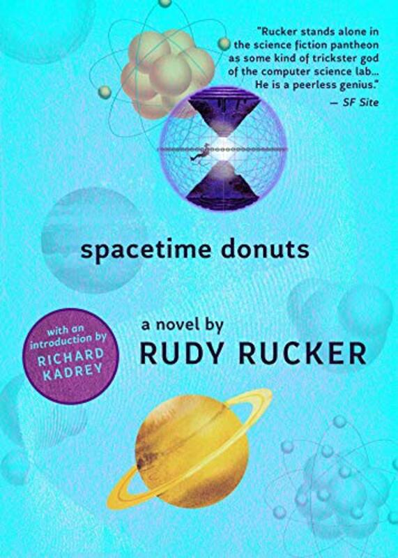 Book cover for "Spacetime Donuts" by Rudy Rucker