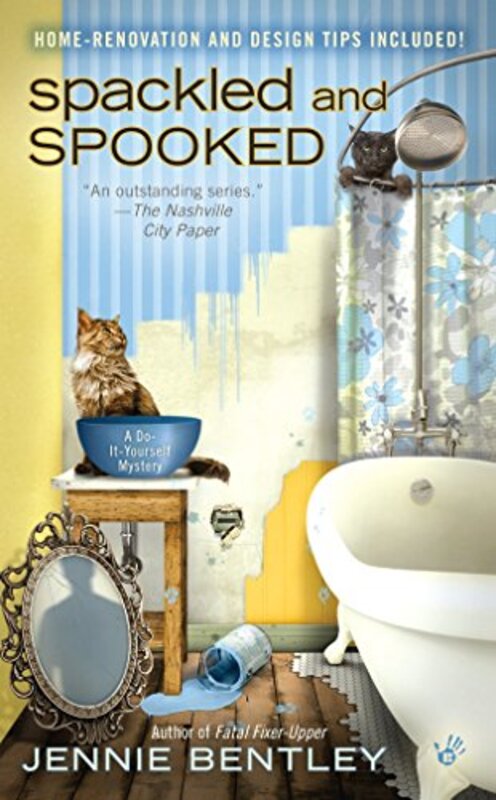 Book cover for "Spackled and Spooked" by Jenna Bennett