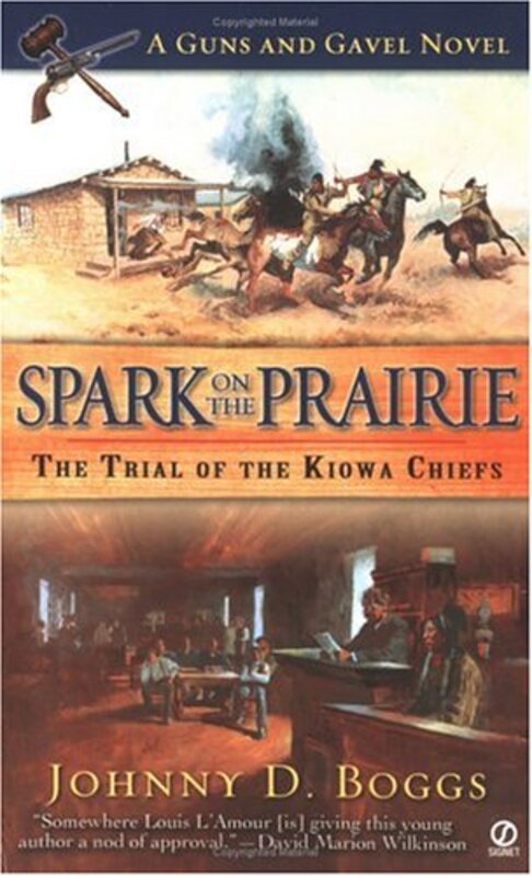 Book cover for "Spark on the Prairie" by Johnny Boggs