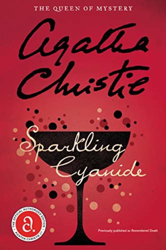 Book cover for "Sparkling Cyanide" by Agatha Christie