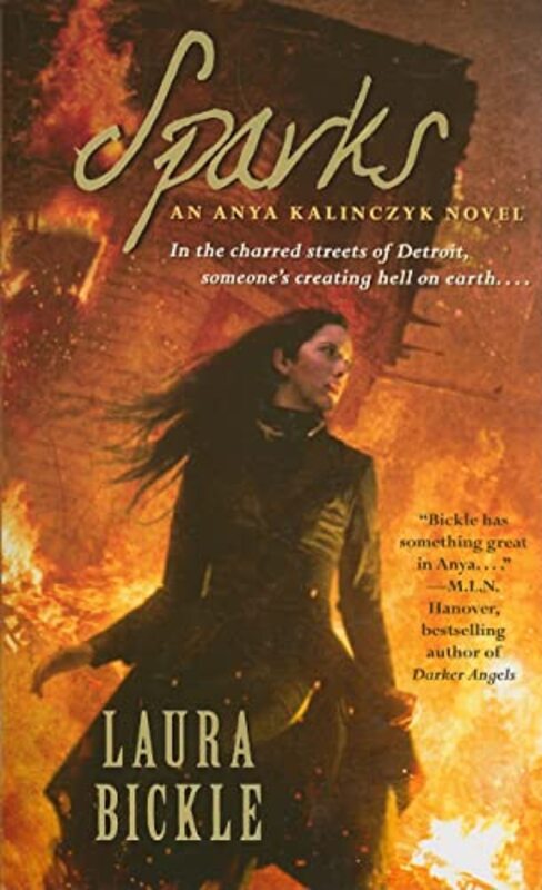 Book cover for "Sparks" by Laura Bickle